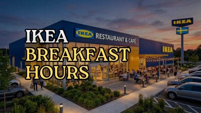 IKEA breakfast hours